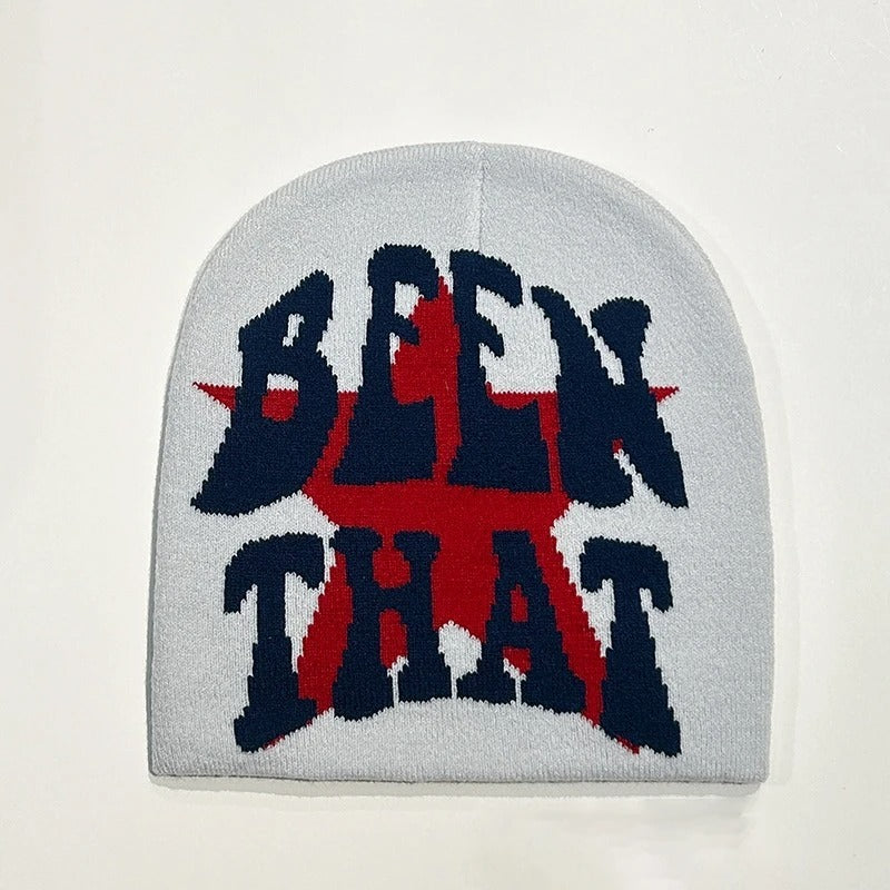 Warm Hip Hop Letters Knitted Beanie