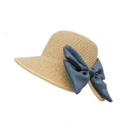 Woven Butterfly Straw Hat Summer Thin Style