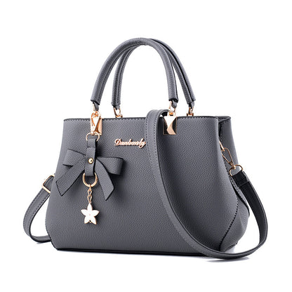 Women Shoulder Bag With Bowknot Star Pendant
