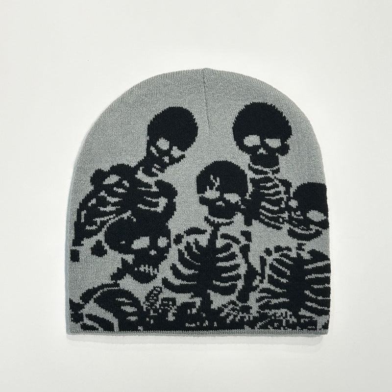 Funny Horror Knitted Jacquard Beanie