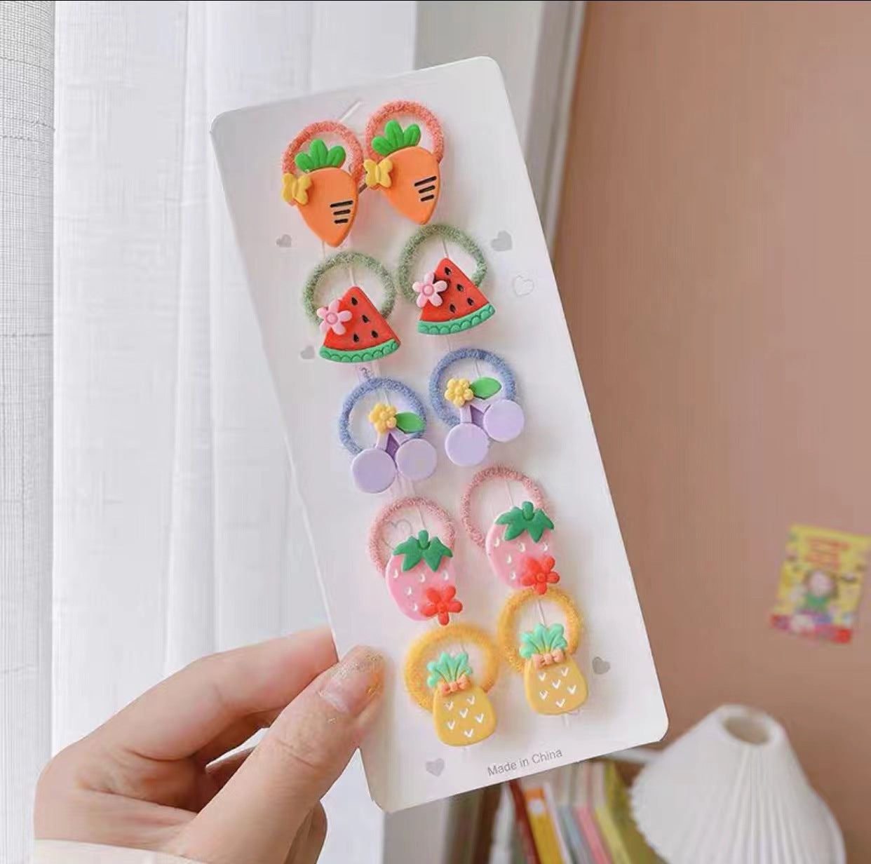 子供用ヘアクリップ リボンヘアクリップ 帽子