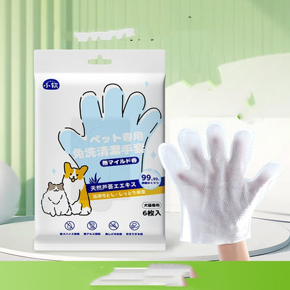 Pet Disposable Cleaning Gloves Wipes
