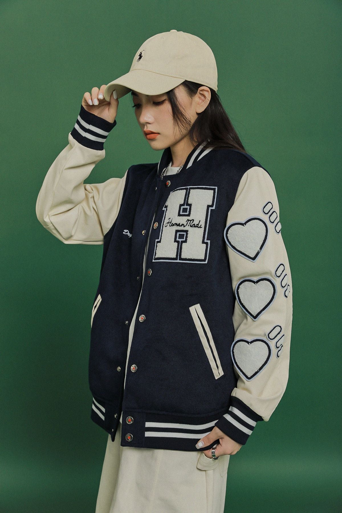 Baseball Uniform Style Women's Jacket