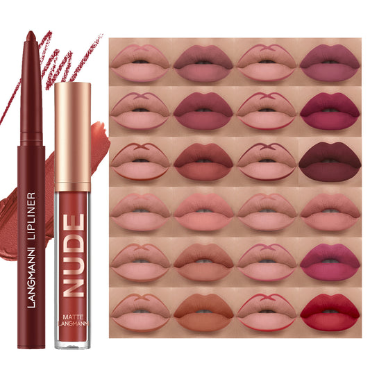 Makeup No Stain On Cup Matte Lip Gloss Suit