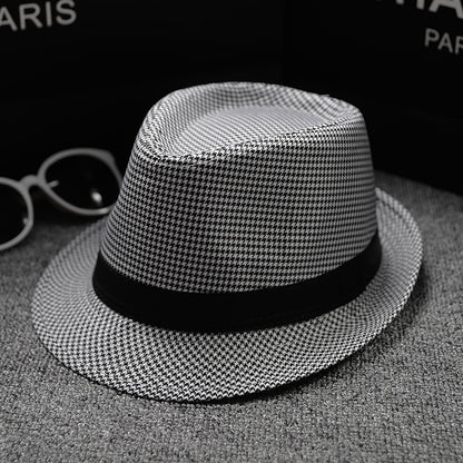 British Houndstooth  Sun Hat