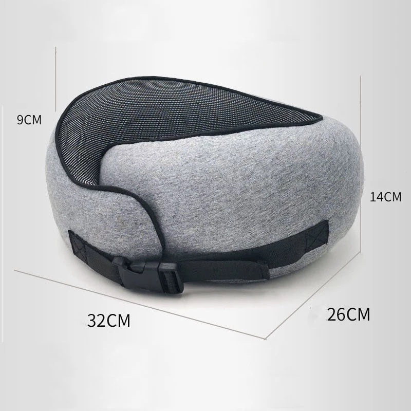 U-Shaped Travel Memory Cotton Nap Neck Pillow