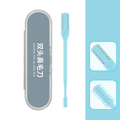 360 Degree Rotating Double Head Nose Hair Removal