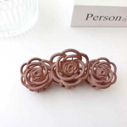 Rose Flower Style Hair Claw