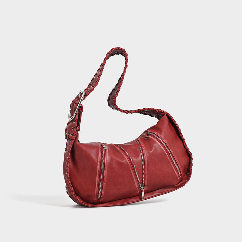 Vintage Weave New Niche Design Shoulder Bag