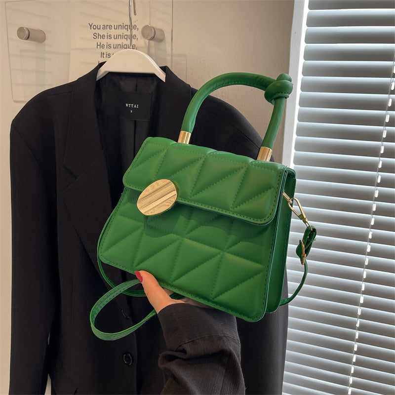 French Minority Design Rhombus Small Handbag