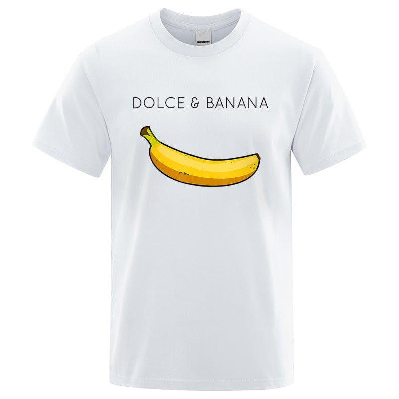 Dolce Banana Fashion Print Men T-shirt