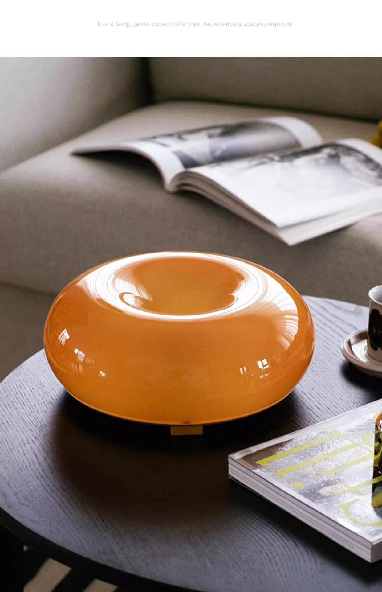 Antique Bedroom Glass Decoration Ambience Lamp Multipurpose