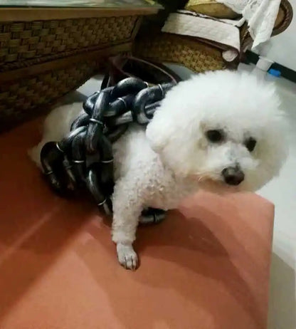 Simulation Iron style Plastic Pet Dogs Chain Chamber