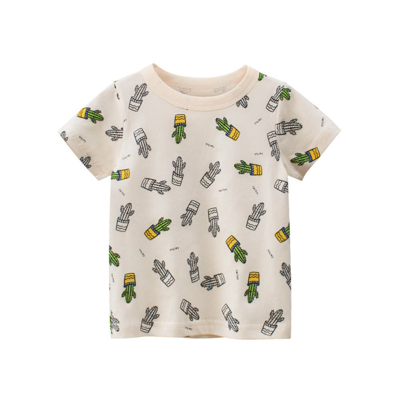 Summer New Boys Short Sleeve T-Shirt
