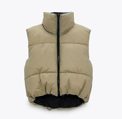 Women's Waistcoat Sleeveless Puffer Jacket