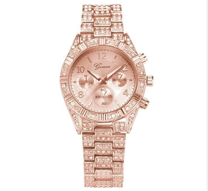 Women Crystal Quartz Analog Wrist Watch