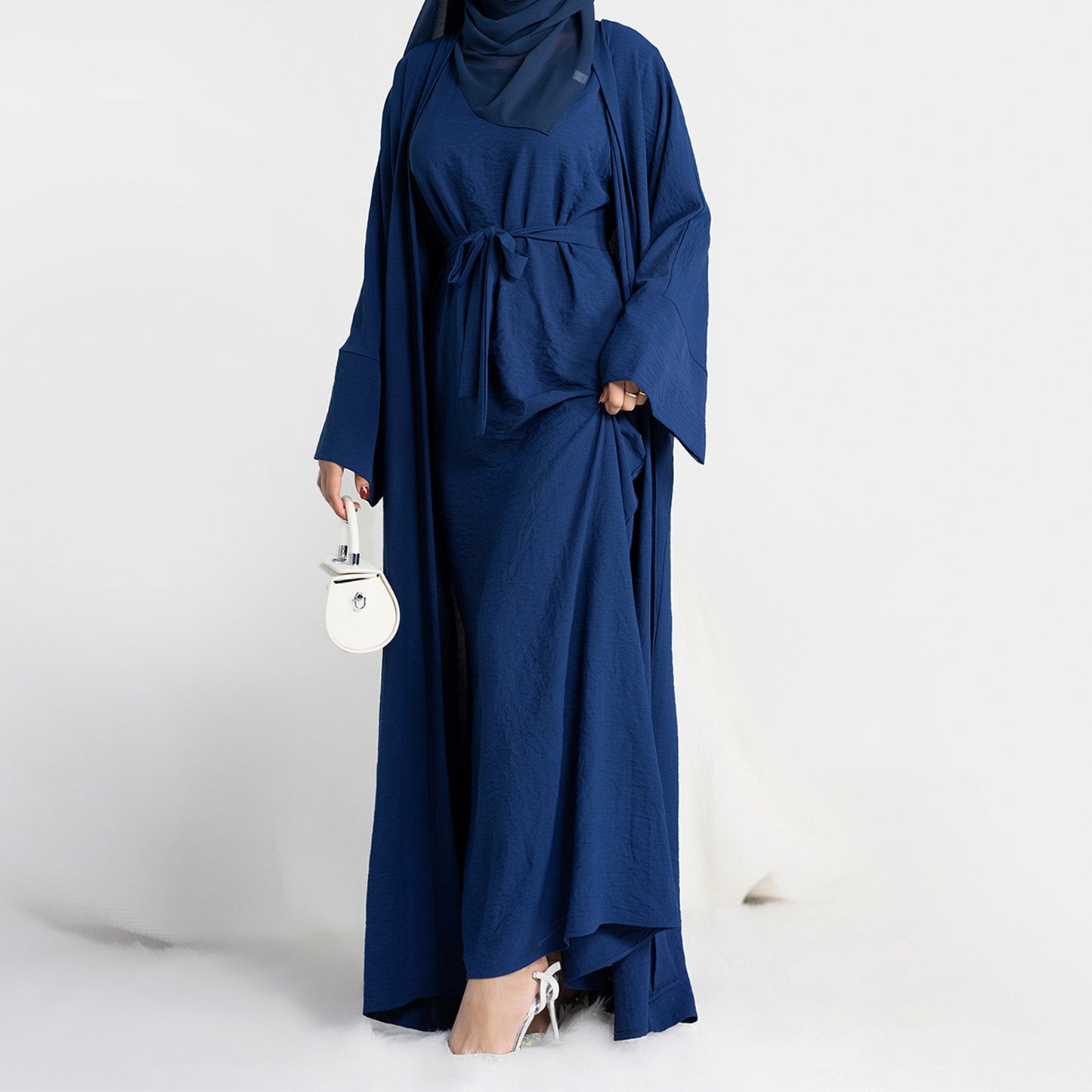 Solid Color Two-piece Abaya