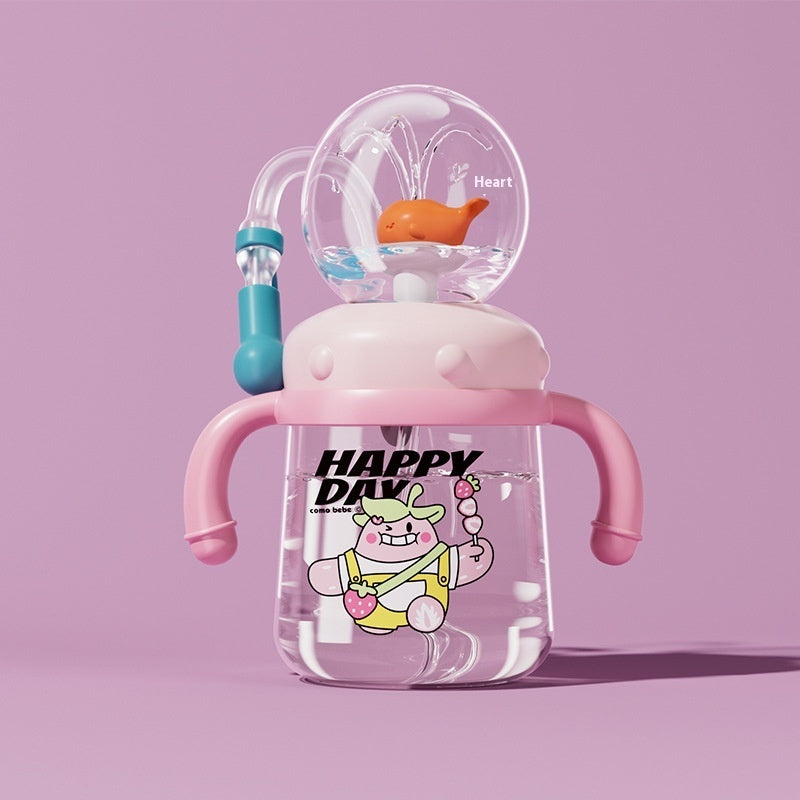 Whale Diving Cup Baby Drinking Water Fountain Water Cup