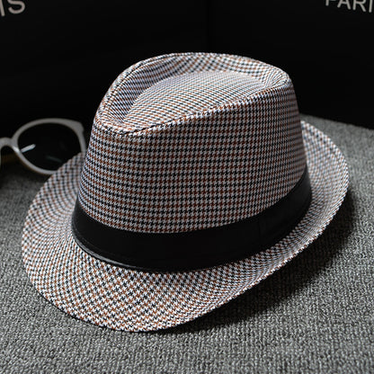 British Houndstooth  Sun Hat