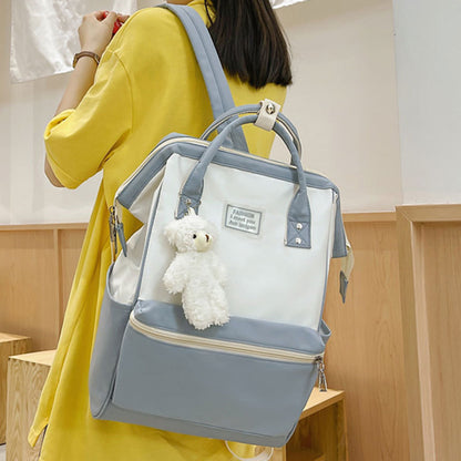 Large Capacity 15.6 Inch Simple School Backpak