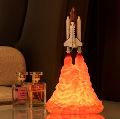 Nasa 3D Print Rocket Space Shuttle Lamp