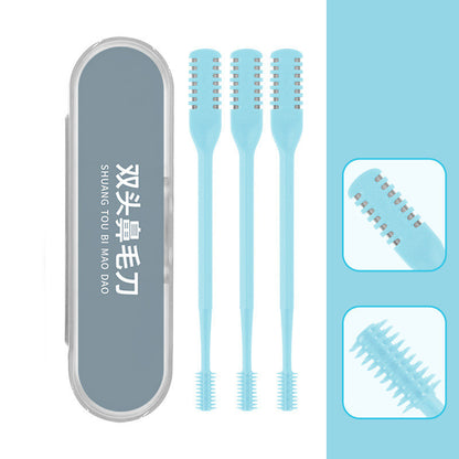 360 Degree Rotating Double Head Nose Hair Removal