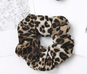 Bright Leopard Style Scrunchie