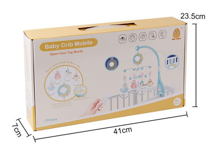 Baby Rattles Crib Mobiles Toy Holder Rotating Mobile Bed Bells