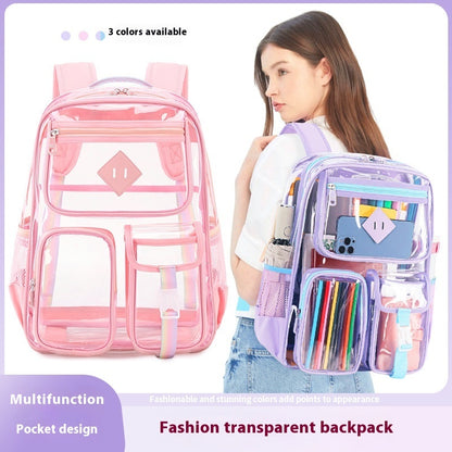 Transparent Waterproof Primary Schoolbag