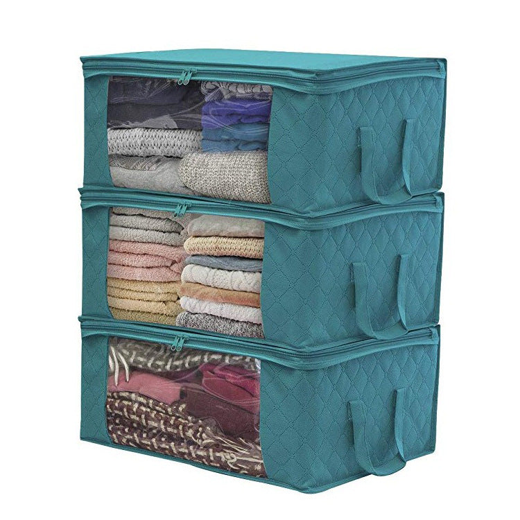 Non-woven folding storage box