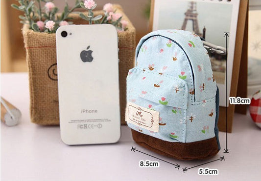 Korean pastoral small Suihua mini small hasp cute fashion change key bag