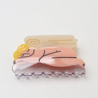 Snail Sunflower Angel Hair Clip