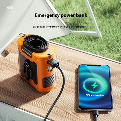 Waist Hanging Fan Portable Summer Heat Relieving Charging Refrigeration Endurance