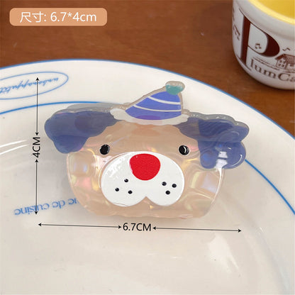 Funny Cartoon Cropped Hair Clips