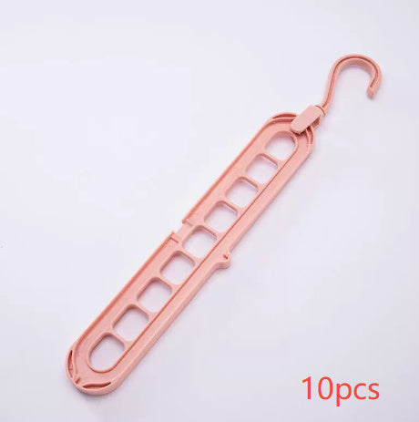9-hole Clothes Organizer Space Saving Hanger