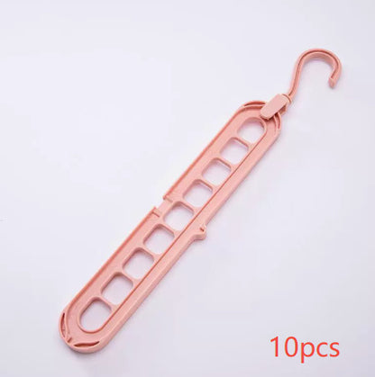 9-hole Clothes Organizer Space Saving Hanger