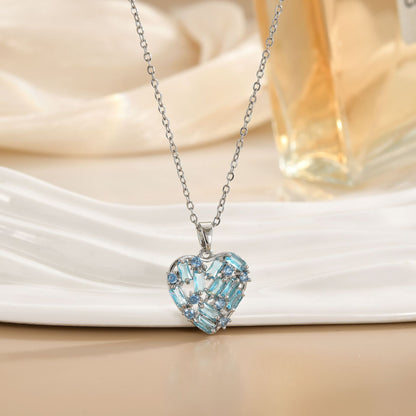 Seaside Light Luxury Diamond Temperament Wild Necklace