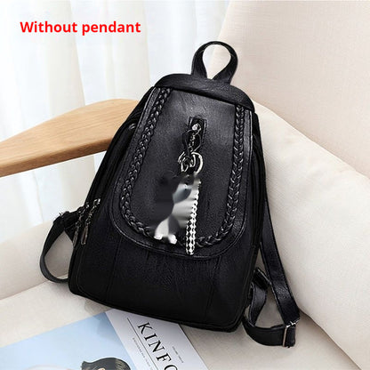 Backpack Ladies Dual-use Chest Bag Soft Leather