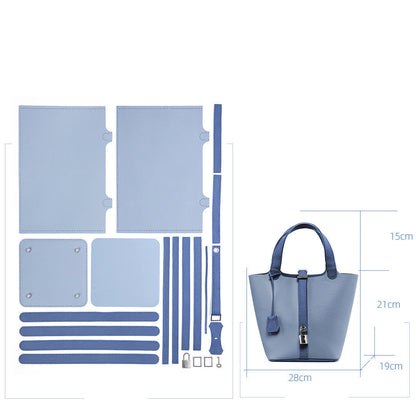 Hand Made Soft Leather Bucket Style Handbag