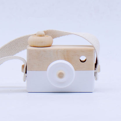 Cute Wooden Baby Kids Toys Camera