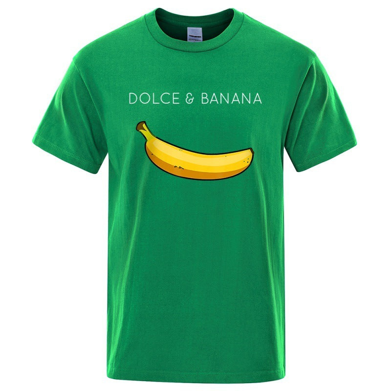 Dolce Banana Fashion Print Men T-shirt