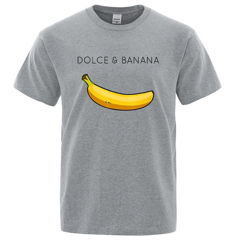 Dolce Banana Fashion Print Men T-shirt