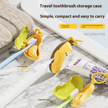 Banana Portable Toothbrush Storage Dust Cover.  ( BUY 1 GET ONE FREE !! )