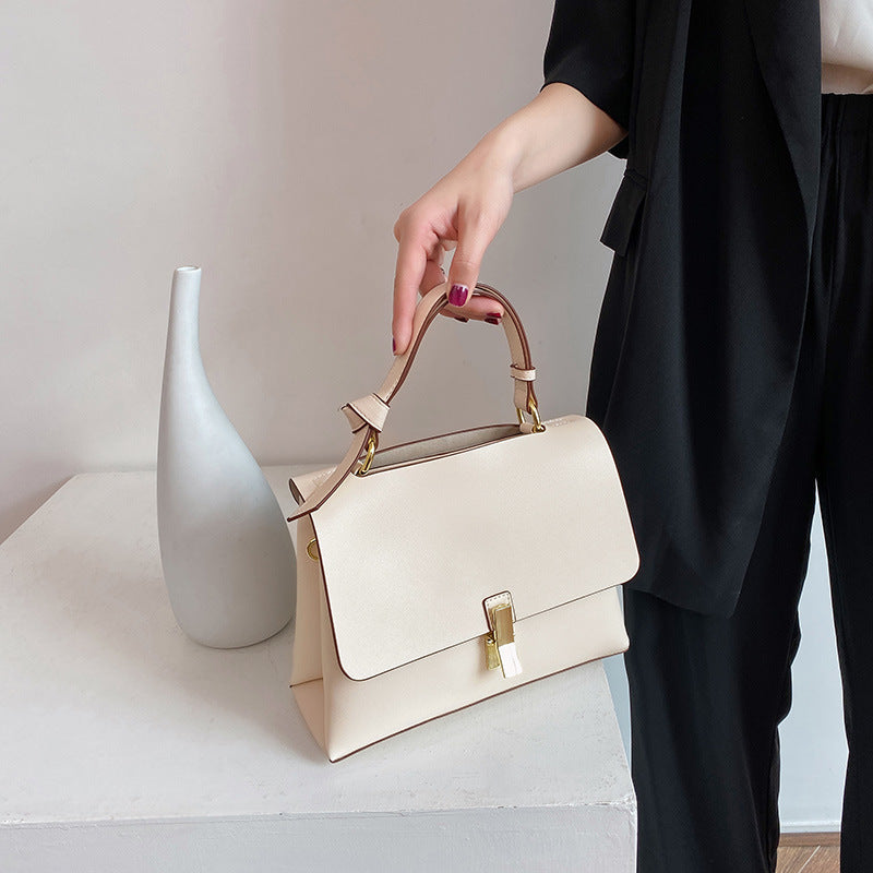 Women's leather shoulder messenger bag