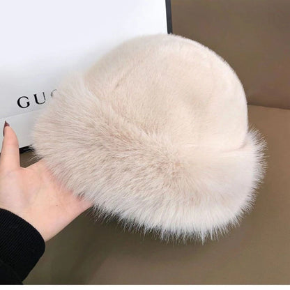 Fur Fluffy Plush Warm Beanie Hat