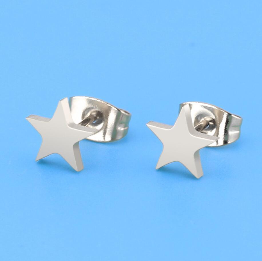 Korean fashion stainless steel ear jewelry