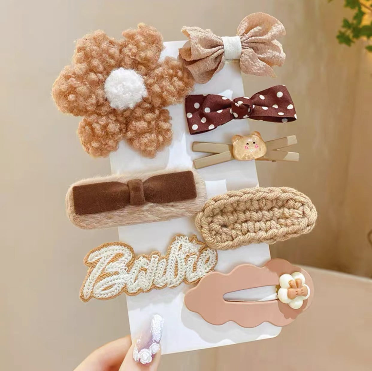 子供用ヘアクリップ リボンヘアクリップ 帽子