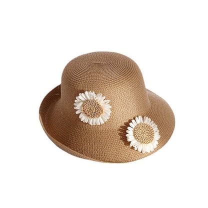 Women's Fashion Big Brim Solid Color Outdoor Sun Hat