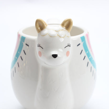 Alpaca Shaped Ceramic Mug