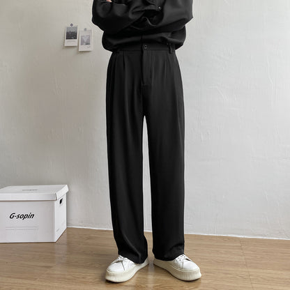 Men's Simple Loose Straight Casual Pants
